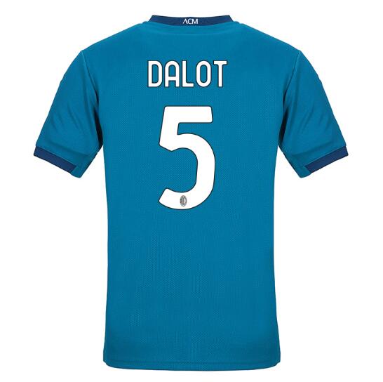 AC Milan Football Kit Third Soccer Jersey DALOT #5 2020/21